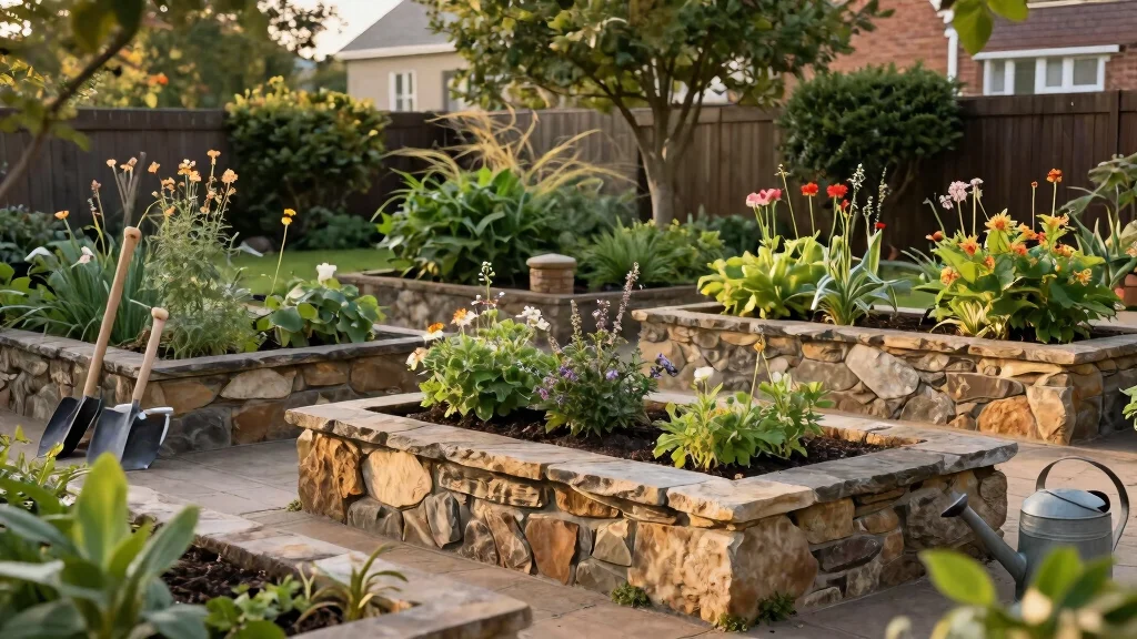 7 Stone Raised Garden Beds Ideas for a Natural and Rustic Garden Look