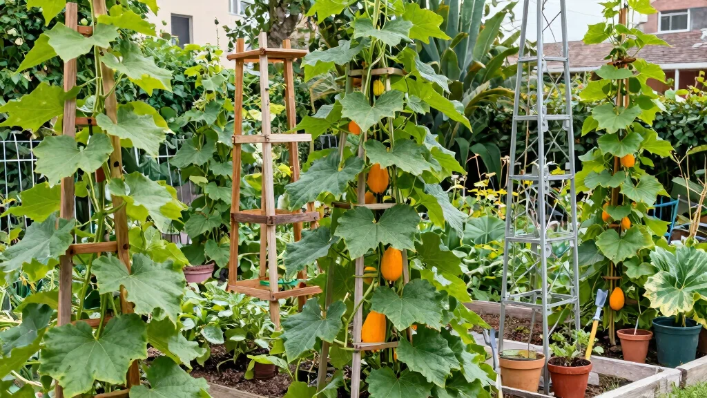 8 Squash Trellis Ideas to Grow More in Less Garden Space
